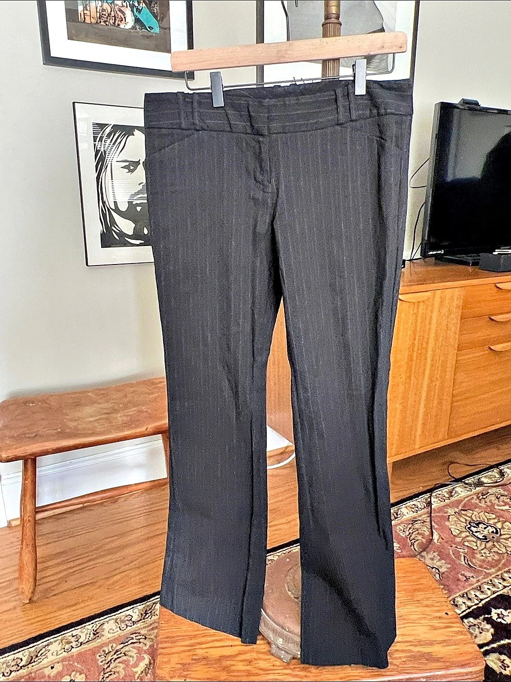 The Limited Exact Stretch Pinstripe Trousers Size 8